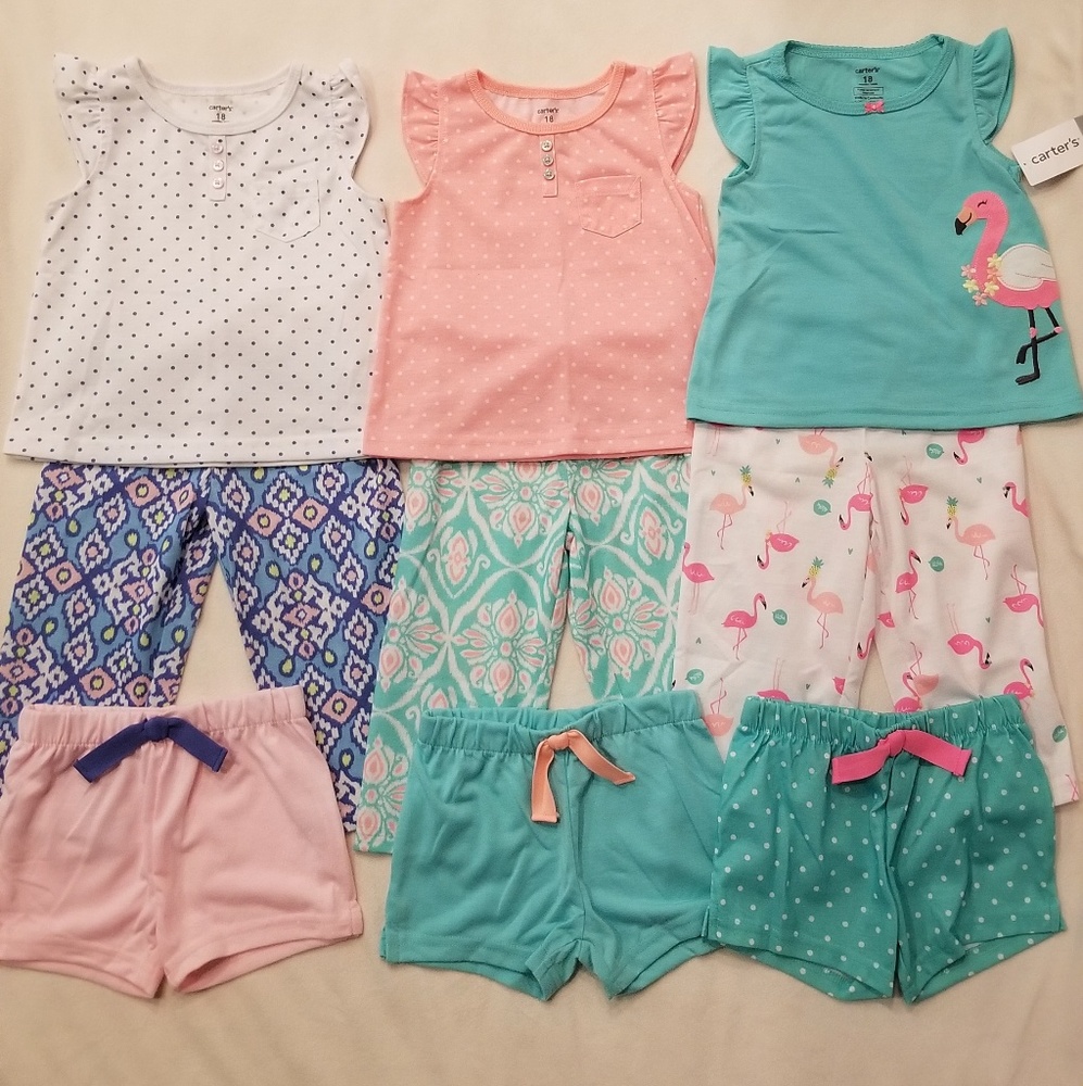 Lot of Carters PJs
